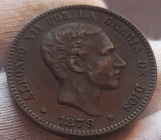 10 CÉNTIMOS 1879 ALFONSO XII 