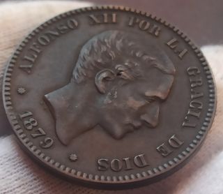 10 CÉNTIMOS 1879 ALFONSO XII 