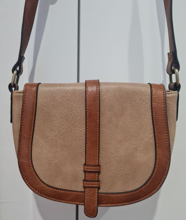 bolso de hombro tonos marrones