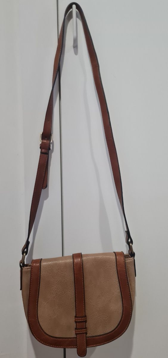bolso de hombro tonos marrones