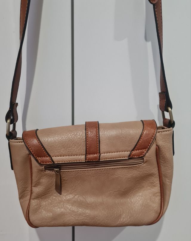 bolso de hombro tonos marrones