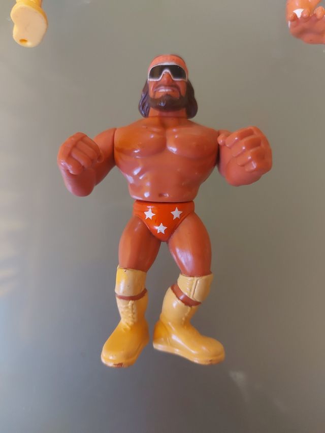 2 figuras muñecos wwe de colección  1991  hulk hog