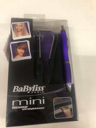 Plancha de pelo pequeña. Babyliss