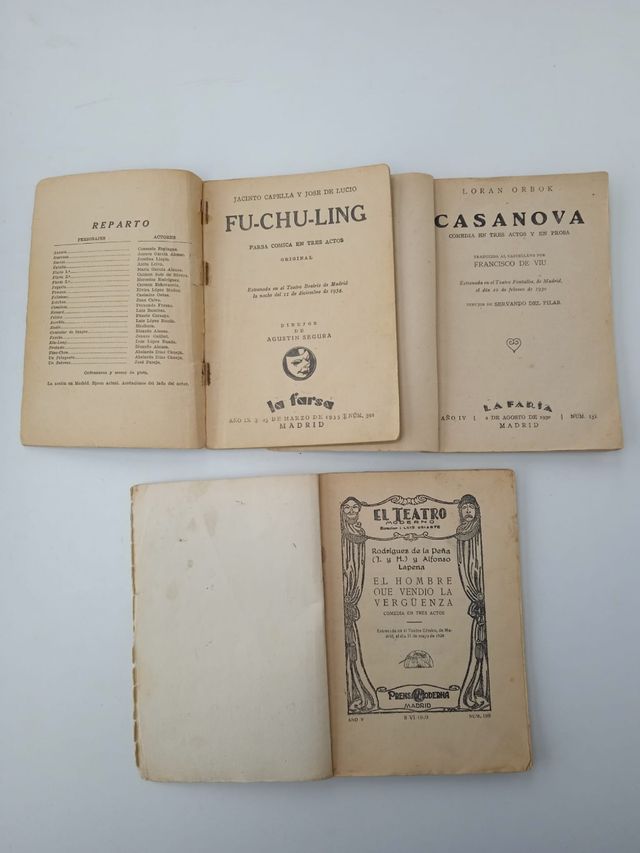 Antiguos Libretos Teatro