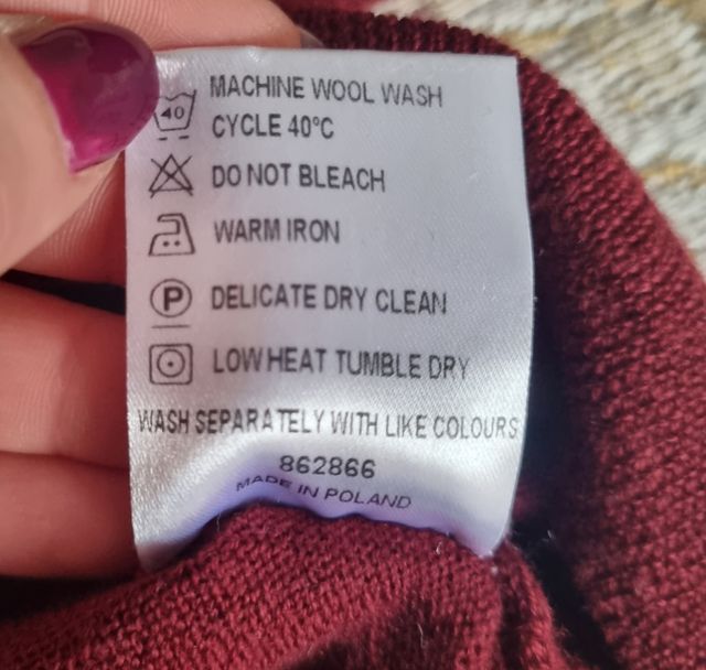 Cardigan 100% lana merinos