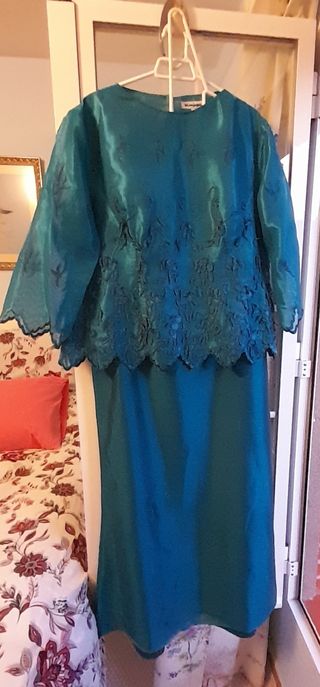 Vestido de fiesta dos piezas