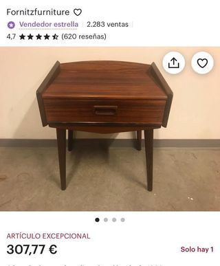 Rosewood Mesita