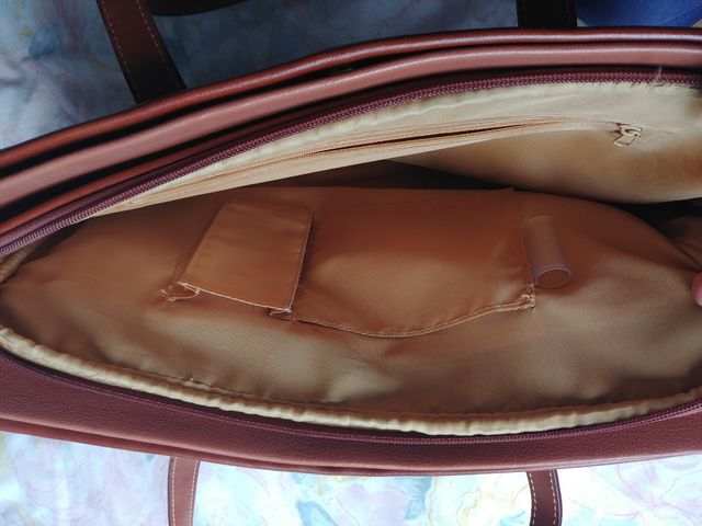 BOLSO MARRÓN DE CUERO PARA MUJER