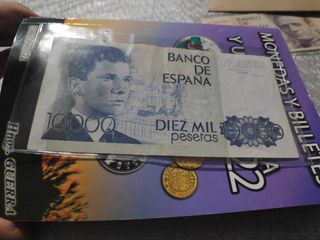Billete de 10.000 Pesetas año 1985