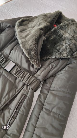 Chaquetón abrigo cuello pelo