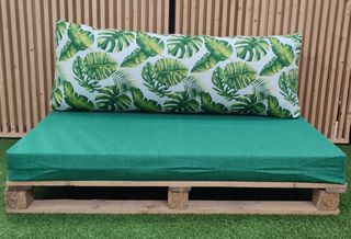 Conjunto cojín palet. Modelo bahamas