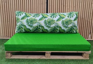 Conjunto cojín palet. Modelo bahamas