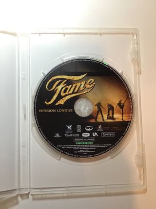 DVD Fame 2009 en francés e inglés