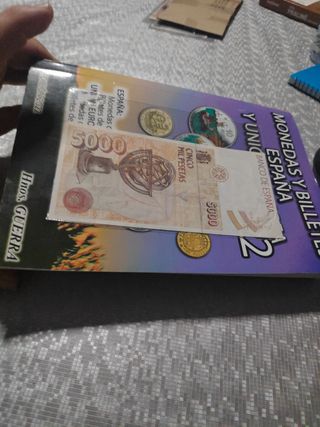Billete de 5.000 Pesetas de España  de Cristóbal C