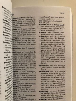 Diccionario esencial Latino