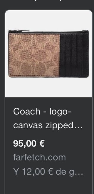 Monedero y porta tarjetas