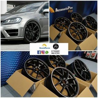 JUEGO DE llantas 8 X18 5X112 Et45 look bbs cir