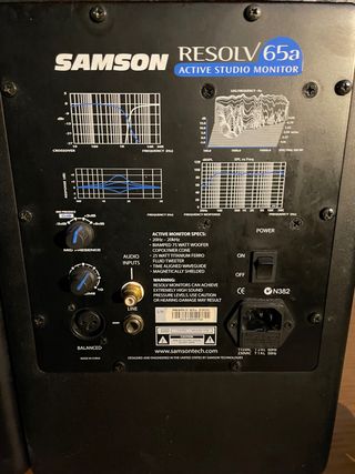 Monitores estudio Samson Resolv 65a