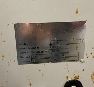 Formadora de pizzas industrial