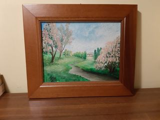 dipinto olio su masonite 25x30