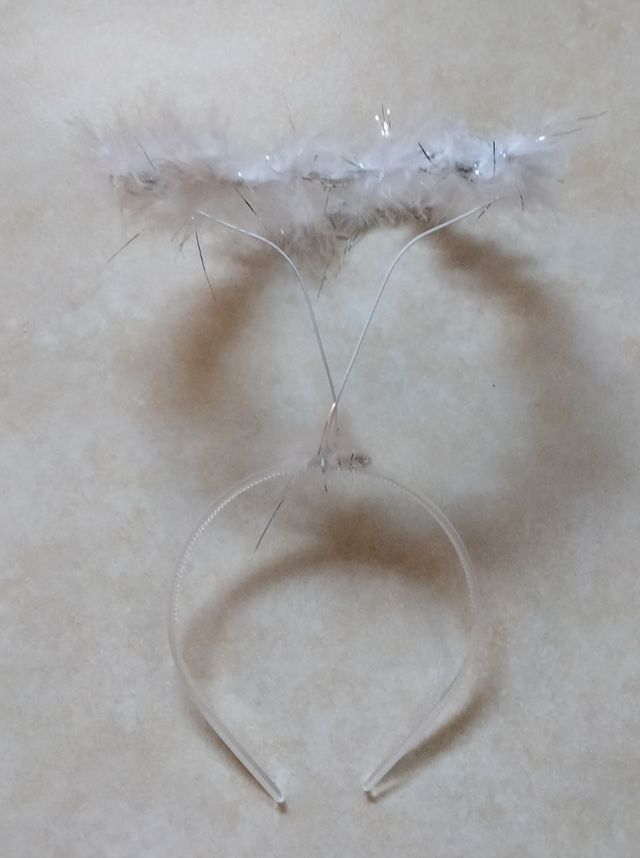 DISFRAZ DE ANGEL + ALAS + CORONA !!