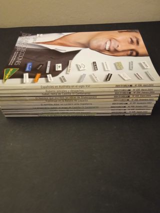 LOTE DE 10 REVISTAS DE HISTORIA