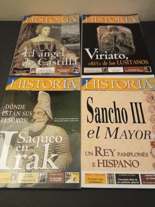 LOTE DE 10 REVISTAS DE HISTORIA
