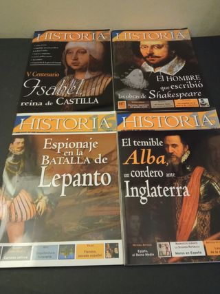 LOTE DE 10 REVISTAS DE HISTORIA