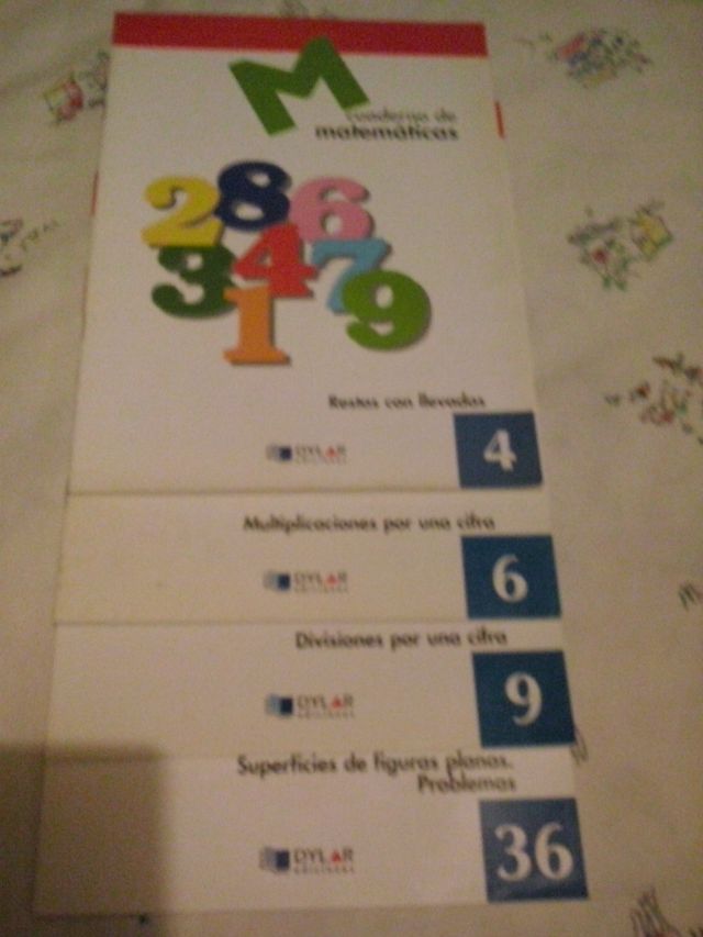 CUADERNOS EJERCICIOS DE LENGUA Y MATEMÁTICAS Y...