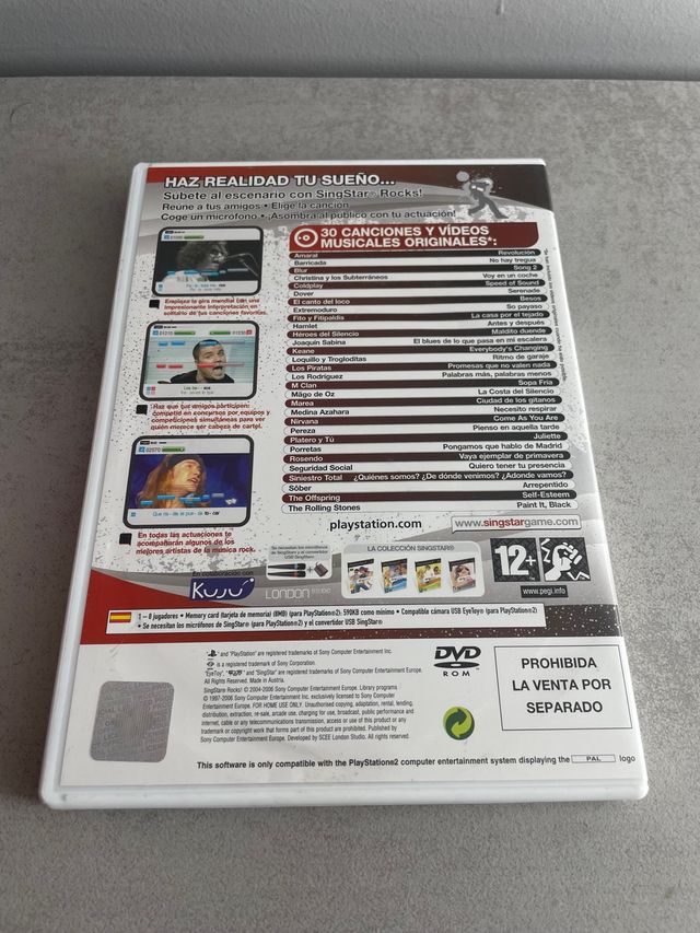 Singstar Rocks PS2