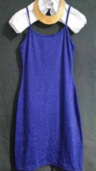 Vestido Azul Marino.