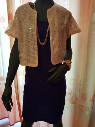 Vestido Azul Marino.