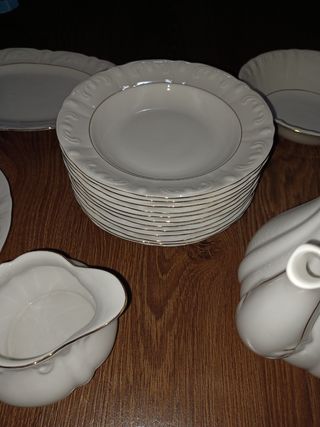 Vajilla Korona Completa 12 Servicios