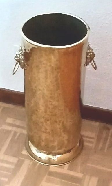 Portaombrelli in ottone antico