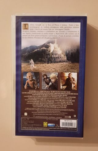 Cassetta VHS Il signore degli anelli