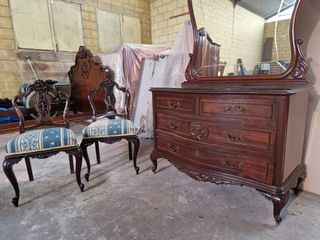 Dormitorio de matrimonio antiguo