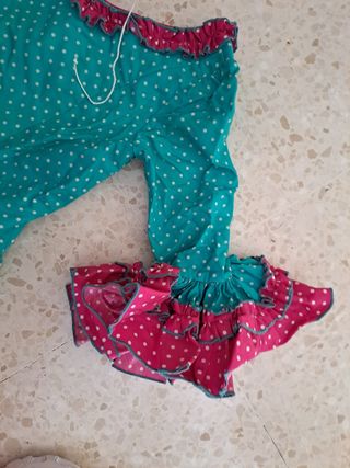Traje De Flamenca Niña 10 U 11 Años