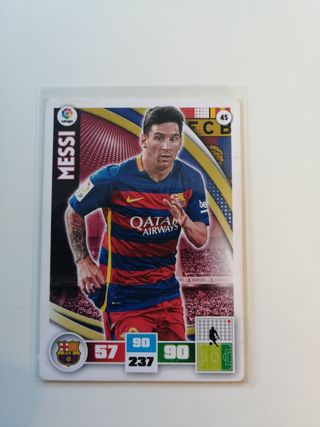 CROMO MESSI 45 2015 2016 ADRENALYN