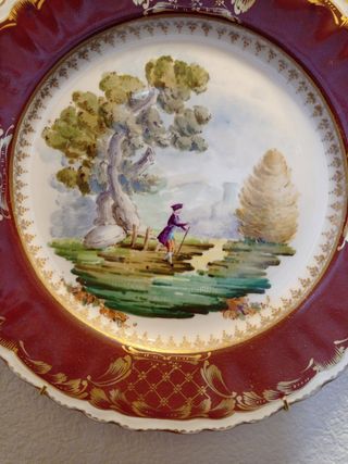 🇪🇦 platos de porcelana Manises