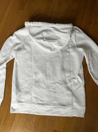 Sudadera blanca T M. Hollister. 
