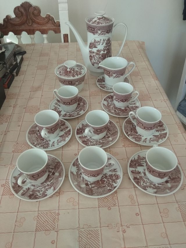 Juego de café antiguo