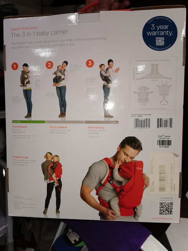 mochilas de porteo stokke o BabyBjorn