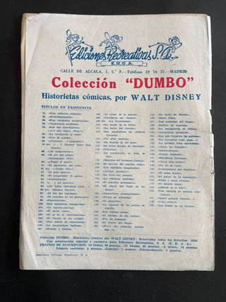 Colección Dumbo Walt Disney