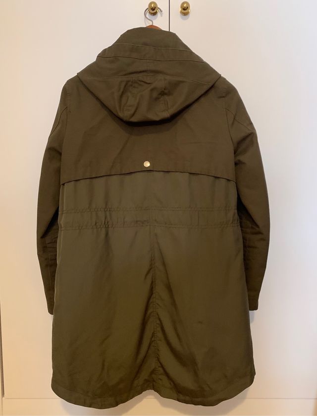 Parka verde Mango