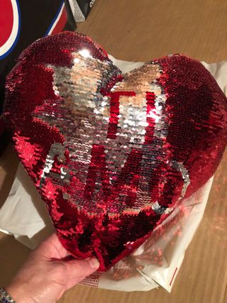 Cuscino paillettes TI AMO