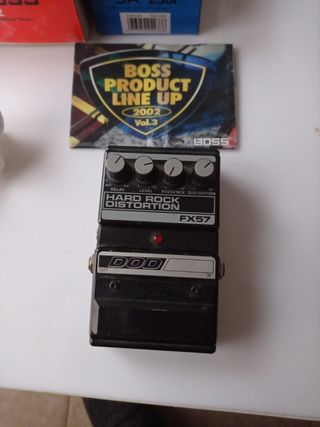 Pedal guitarra. DOD Hard Rock Distorsión FX57 
