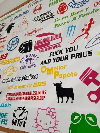 Pegatinas personalizadas 