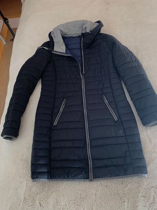 Anorak micro fino mujer negro