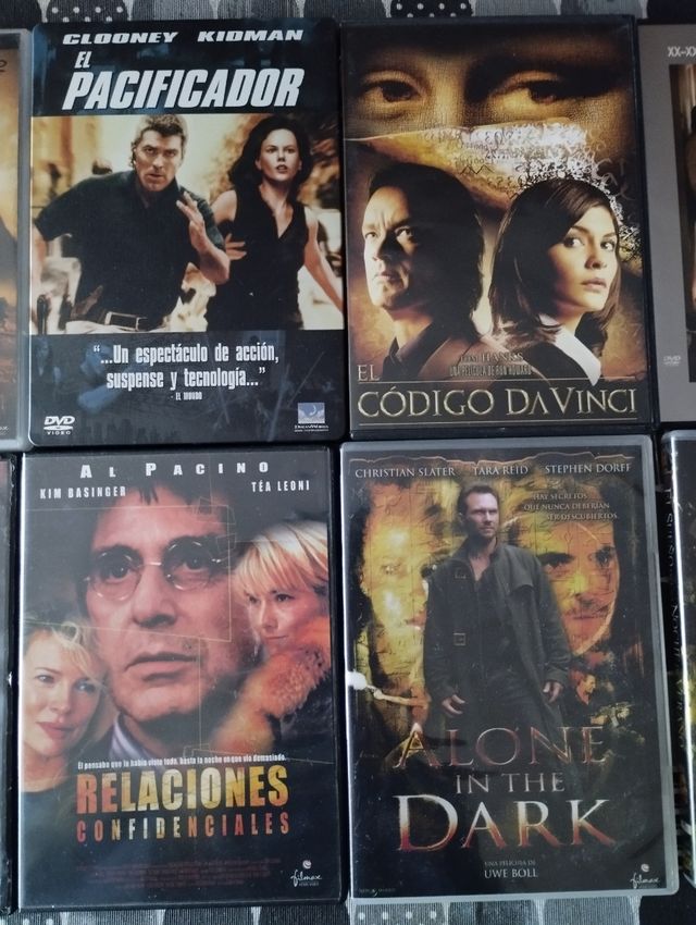 Películas acción, románticas, infantiles