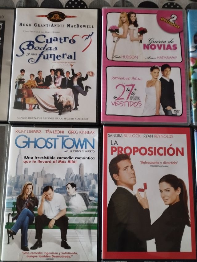 Películas acción, románticas, infantiles